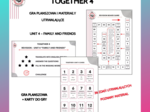 Together 4 Unit 4 - zestaw: Vocabulary + Grammar Activities + Board Game + Speaking test + kartkówki i test