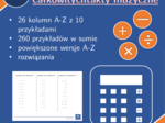 Arytmetyka liczb całkowitych | matematyka | 26 kolumn