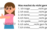 Przeczenie nicht, kein i doch w konwersacjach. Gramatyka poprzez mówienie.