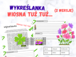 Wykreślanka – Wiosna tuż tuż... w dwóch wersjach
