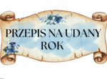 PRZEPIS NA UDANY ROK 2025 - gazetka motywacyjna