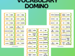 HOME RELATED VOCABULARY DOMINO