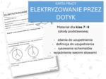 Fizyka 7 i 8. Karta pracy. ELEKTRYZOWANIE PRZEZ DOTYK. Elektrostatyka.