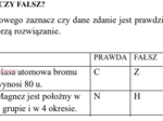 Pierwiastki chemiczne-prawda czy fałsz?