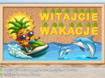 WITAJCIE WAKACJE - ANANAS - Dekoracja