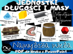 Jednostki długości i masy. Matematyczne wyzwanie wieża. Zamiana jednostek.