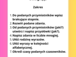 Gramatyka 3 - sprawdzian/karta pracy