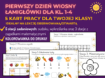🌸 PIERWSZY DZIEŃ WIOSNY – ŁAMIGŁÓWKI DLA KLAS 1-4! 🌸 Idealny materiał na pierwszy dzień wiosny, wiosenną lekcję w klasie. Lekcja na pierwszy dzień wiosny, idealne karty pracy do scenariusza na lekcję na pierwszy dzień wiosny.