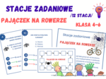 Stacje zadaniowe – Pajączek na rowerze, klasy 4-6