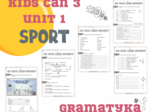 Kids can 3 unit 1 - gramatyka