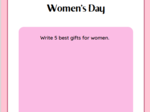 ANGIELSKIE KARTY PRACY NA DZIEŃ KOBIET SZKOŁA PODSTAWOWA 5 English Language Learning Worksheets on the Theme of Women's Day