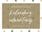 Matematyczny kalendarz adwentowy E8