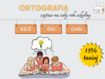 Zestaw - ortografia na cały rok szkolny (stacje zadaniowe + innowacja)