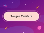 🐸 Tongue Twisters for Kids – Fun with English Sounds! (Poziom: przedszkole i klasy 1–3, 16 stron, 14 łamańców językowych)
