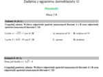 Pierwiastki na egzaminie ósmoklasisty klasa 7-8 :-)
