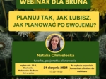 Webinar "Planuj tak, jak lubisz. Jak zacząć planować po swojemu?"