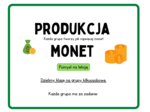 Jednostki monetarne złote i grosze - produkcja monet. Zabawa na całą lekcję :)