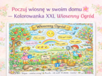 Kolorowanka "Wiosenny ogród"