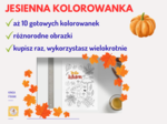 🍁 Kolorowanka na Dzień Jesieni – aż 10 stron jesiennej zabawy! 🍁
