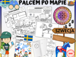 SZWECJA - PALCEM PO MAPIE