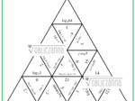 Logarytmy - trimino (puzzle - układanka)