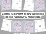 "Dziady cz. II", dziady, gra typu memo, pamięć, pary