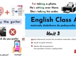 English Class A1+, unit 3, materiały dodatkowe do podręcznika, Present Continuous, no-prep