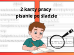 Alfabet - samogłoski, spółgłoski - pisanie po śladzie, terapia ręki