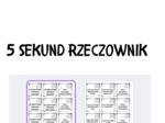 5 sekund rzeczownik