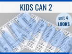 Kids Can 2 unit 4 LOOKS – zakładki do książki