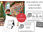 Polonistyczny kalendarz adwentowy, świąteczne wyzwanie dla uczniów 5-8 klasa SP