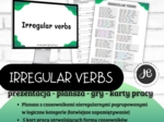 Czasowniki nieregularne – klasa 6 | Plansza + karty pracy + prezentacja + gry interaktywne