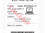 ⭐53 PARAGONY MATEMATYCZNE – BLACK FRIDAY EDITION (różne poziomy trudności / podwójne rabaty/ zamiast kartkówki)
