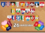 Europejski Dzień Języków 26 września - girlanda, gazetka, dekoracja do druku PDF, szablon canva