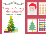 Boże Narodzenie - Karty pracy