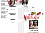 BALLADYNA - karty pracy