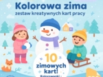 Kolorowa zima – zestaw kart pracy