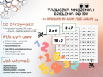 Wycinanka - tabliczka mnożenia i dzielenia do 100