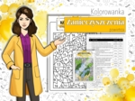 Klasa 7. Chemia. Zanieczyszczenia powietrza. Ochrona środowiska. Ekologia. Dzień Ziemi. Kolorowanka chemiczna. Karta pracy. Zadanie.