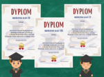 Eleganckie Dyplomy na Zakończenie Roku Klasy I-VIII