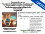 Gotowy DZIENNIK PRAKTYK ZAWODOWYCH – TECHNIK INFORMATYK / PROGRAMISTA