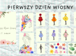 Pierwszy Dzień Wiosny- kwieciste plakaty