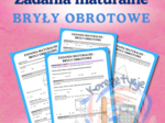 Zadania maturalne - bryły obrotowe