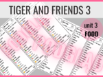 Tiger and Friends 3 unit 3 - zakładki do książki