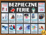 BEZPIECZNE FERIE - materiał edukacyjny