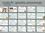 Liczba Pi - gazetka, prezentacja na Dzień Liczby Pi