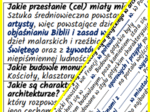 Sztuka i architektura w średniowieczu – notatki i karta pracy