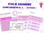 Stacje zadaniowe – UŁAMKI DZIESIĘTNE klasa 4