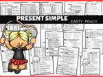 PRESENT SIMPLE - KARTY PRACY
