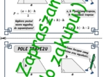 Pole trapezu - wklejka do zeszytu